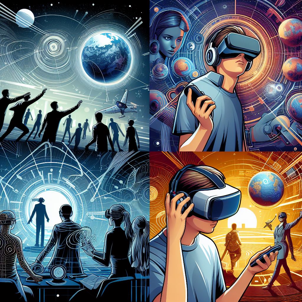 metaverse, VR, AR, blockchain, teknologi, dunia virtual, metaverse dan cara kerjanya